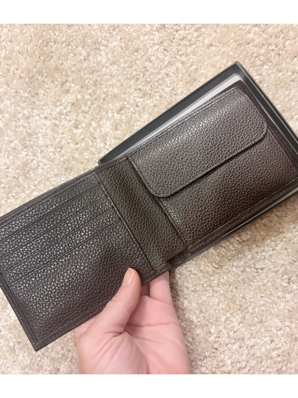 NEW Longchamp Men’s Leather Wallet